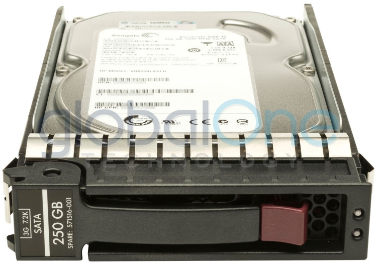 HP 250GB 3G SATA 7.2K rpm LFF (3.5-inch) Hard Drive HP 250GB 3G SATA 7.2K rpm LFF (3.5-inch) Hard Drive