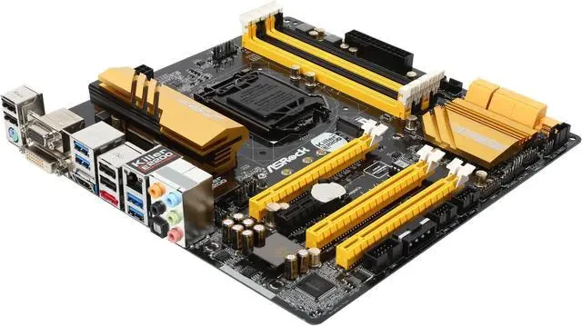 MB ASRock Z97M OC FORMULA LGA1150 Z97 3xPCI-E Dsub+DVI+HDMI GbLAN SATA MicroATX  4DDR-III.  4xUSB 3.0, 4xUSB 2.0, 1xESATA, 1xRJ-45 LAN, 1xVGA монитор, 1xDVI-D, 1xHDMI, 1xоптический S/PDIF-out, Line-in, Mic-in, Front-out, rear-out, sub/center-out
