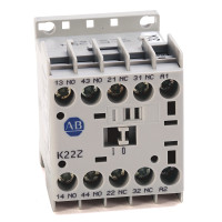 ALLEN BRADLEY 700-K22Z-ZA MCS-MINI CONTROL RELAYS, SCREW TERMINALS, 2 N.O. + 2 N.C. AUXILIARY CONTACTS, COIL 220V DC, SINGLE PACK