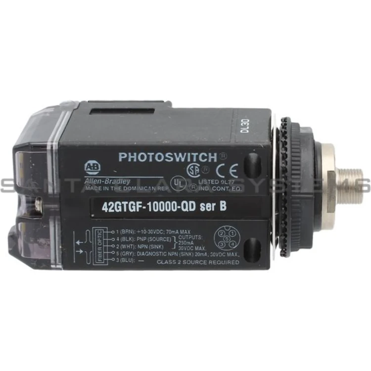 ALLEN BRADLEY 42GTGF-10110-QD PHOTOELECTRIC SERIES 10000 FIBER OPTIC ALLEN BRADLEY 42GTGF-10110-QD PHOTOELECTRIC SERIES 10000 FIBER OPTIC