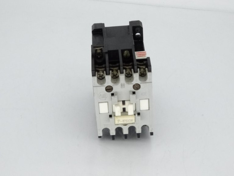 ALLEN BRADLEY 700-F400A1 RELAY CONTROL 10AMP 110/120VAC COIL 4NO ALLEN BRADLEY 700-F400A1 RELAY CONTROL 10AMP 110/120VAC COIL 4NO