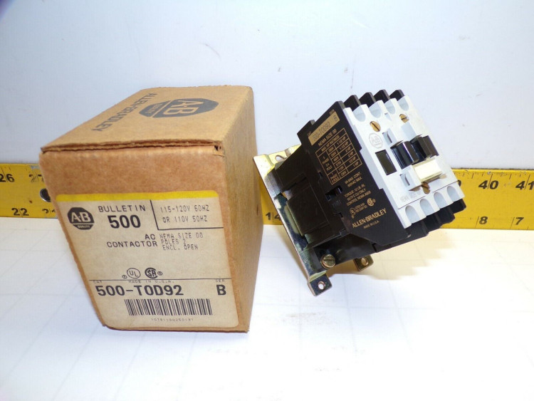 ALLEN BRADLEY 500-BOA93 CONTACTOR 600V AC MAX 27 AMP MAX ALLEN BRADLEY 500-BOA93 CONTACTOR 600V AC MAX 27 AMP MAX