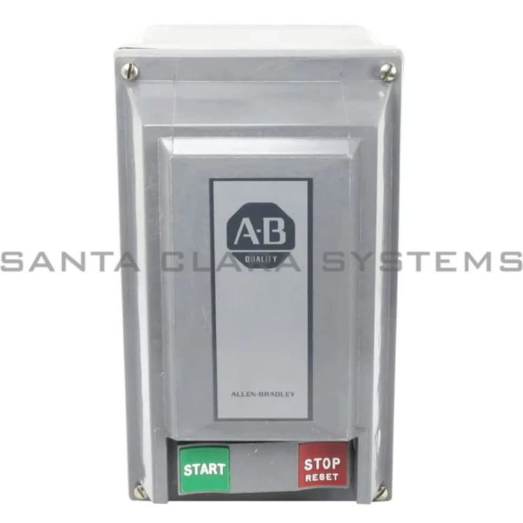 ALLEN BRADLEY 609-ACW MANUAL STARTING SWITCH, PUSH BUTTON, 3 PHASE, NEMA 0, NEMA TYPE 4X FIBERGLASS-REINFORCED POLYESTER