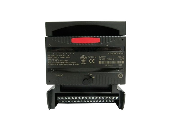 FANUC IC200MDL930 OUTPUT RELAY 2.0 AMPS PER POINT ISOLATED FORM A, 8 POINTS FANUC IC200MDL930 OUTPUT RELAY 2.0 AMPS PER POINT ISOLATED FORM A, 8 POINTS