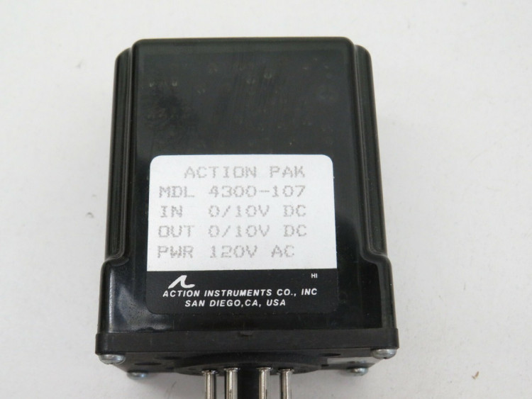 ACTION INSTRUMENTS 4300-5472S I/O MODULE 10VDC 120VAC 8PIN