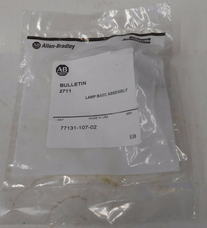 ALLEN BRADLEY 77131-107-02 LAMP BASE RENEWAL PART ALLEN BRADLEY 77131-107-02 LAMP BASE RENEWAL PART