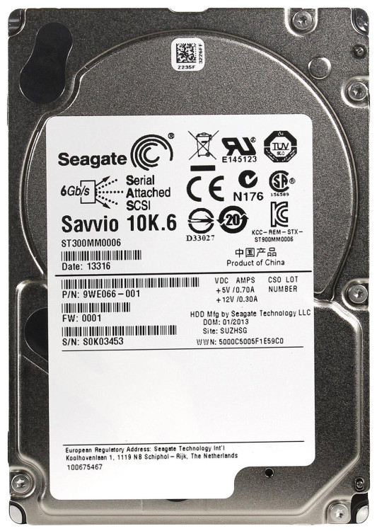 Винчестер HDD SAS2,5" Seagate 300Gb, ST300MM0006 Винчестер HDD SAS2,5" Seagate 300Gb, ST300MM0006