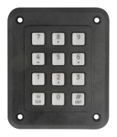 STORM 3K12T103 KEYPAD SWITCH; KEYPAD ARRAY:3X4; CONTACT VOLTAGE DC NOM:24V; CONTACT CURRENT MAX:50MA; KEYPAD OUTPUT:MATRIX; PANEL CUTOUT WIDTH:64MM; PANEL CUTOUT HEI