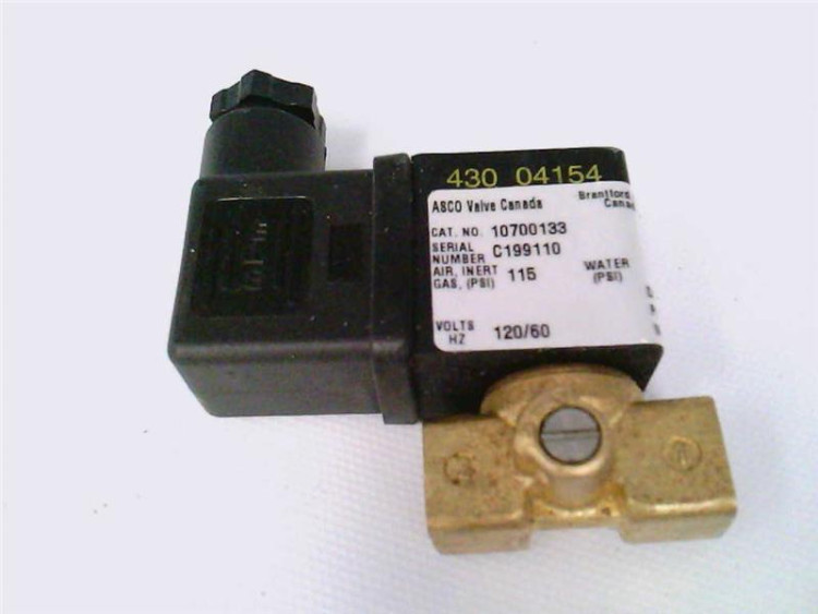 ASCO 107-00133 SOLENOID VALVE 3WAY NORMALLY CLOSED ASCO 107-00133 SOLENOID VALVE 3WAY NORMALLY CLOSED