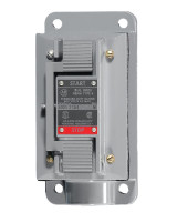 ALLEN BRADLEY 800S-2SA4 STANDARD DUTY STATIONS - MOMENTARY LEVER OPERATED BUTTONS - TYPE 4, START-STOP, N.O. - N.C.