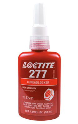 50-ML THREADLOCKER 277HIGH STRENGTH/LGE THREAD 50-ML THREADLOCKER 277HIGH STRENGTH/LGE THREAD