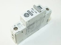 ALLEN BRADLEY 1492-CB-1-DG-100 1492 ENERGY LIMITING MINIATURE CIRCUIT BREAKER, 1 POLE, MAGNETIC TRIP RANGE 9...16 X RATED CURRENT (DC), 10.0 A