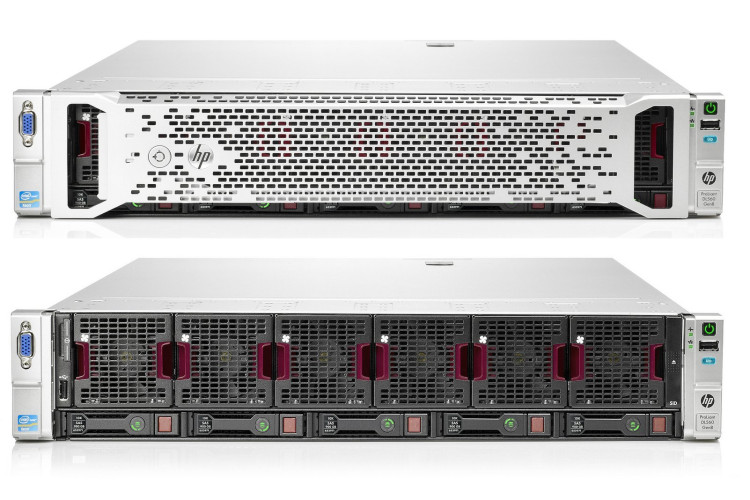 HP DL560 Gen8 E5-4640 4P 64GB EU Svr