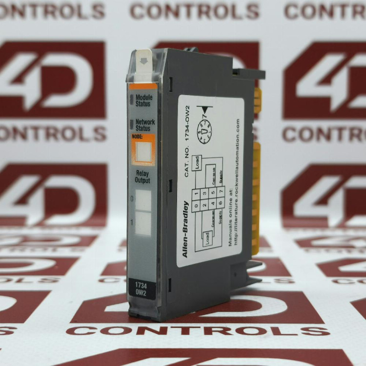 ALLEN BRADLEY 1734-OW2 POINT I/O 2 CH UNIVERSAL N.O. 2 AMP RELAY OUTPUT MODULE ALLEN BRADLEY 1734-OW2 POINT I/O 2 CH UNIVERSAL N.O. 2 AMP RELAY OUTPUT MODULE