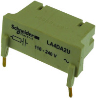 GROUPE SCHNEIDER LA4-DA2U CONTACTOR W/RELAY SUPPRESSOR 110/240VAC