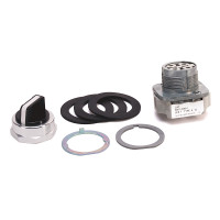 ALLEN BRADLEY 800T-J2KA1 30.5MM TYPE 4/13 3 POS. SEL. SWITCH-NON-ILLUM., WHITE, STD. KNOB MAINT.