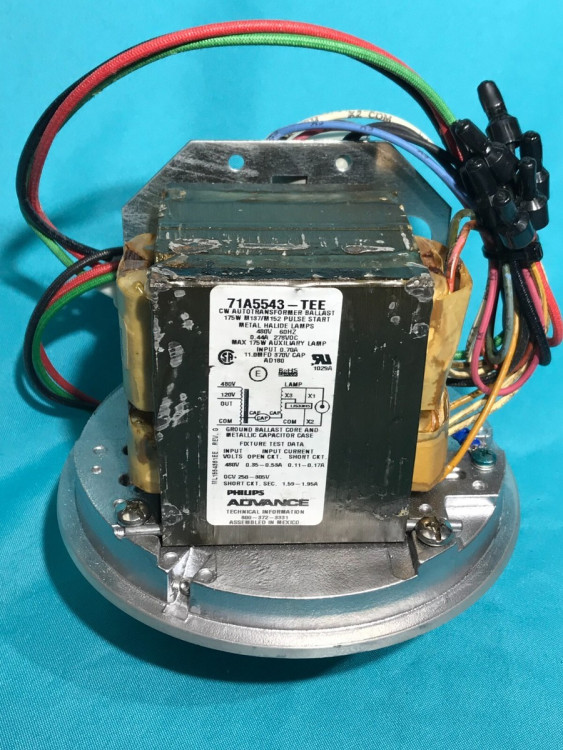 ADVANCE BALLAST 71A5543610TEE MH BAL 175 M137/M152 480V/120T C&C