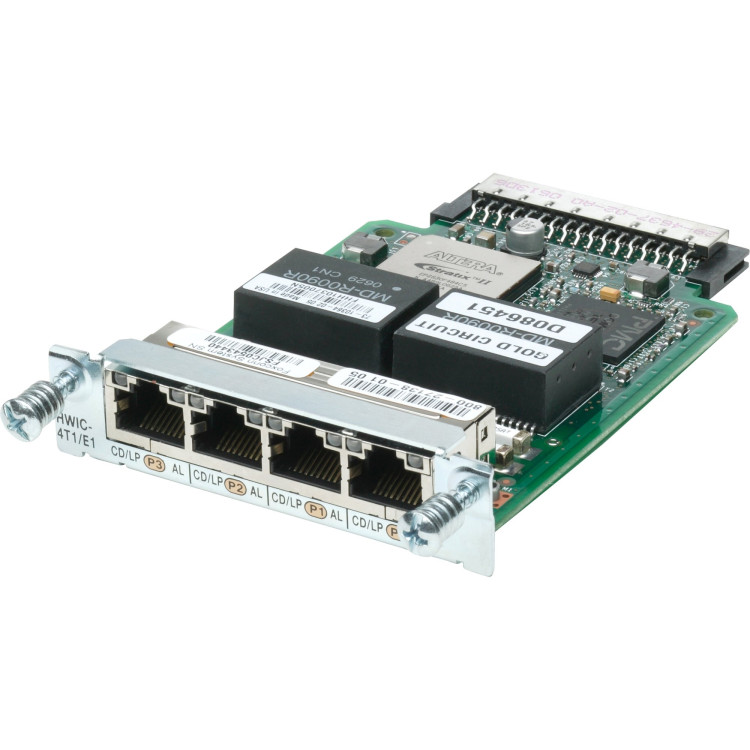 4 port clear channel T1/E1 HWIC 4 port clear channel T1/E1 HWIC