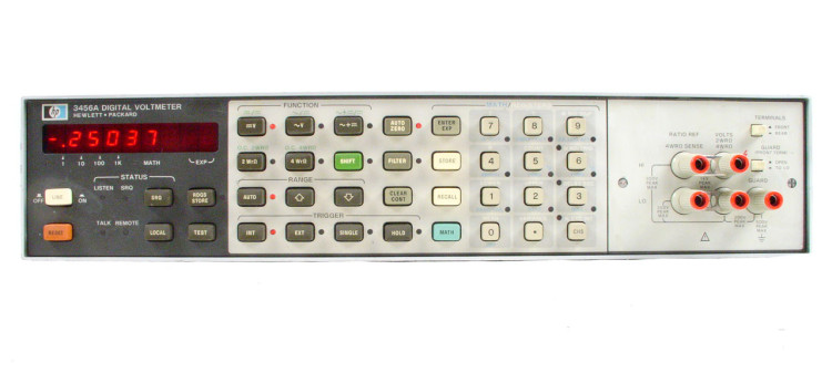 AGILENT 3456A VOLTMETER DIGITAL DISPLAY 48-400HZ 45VA
