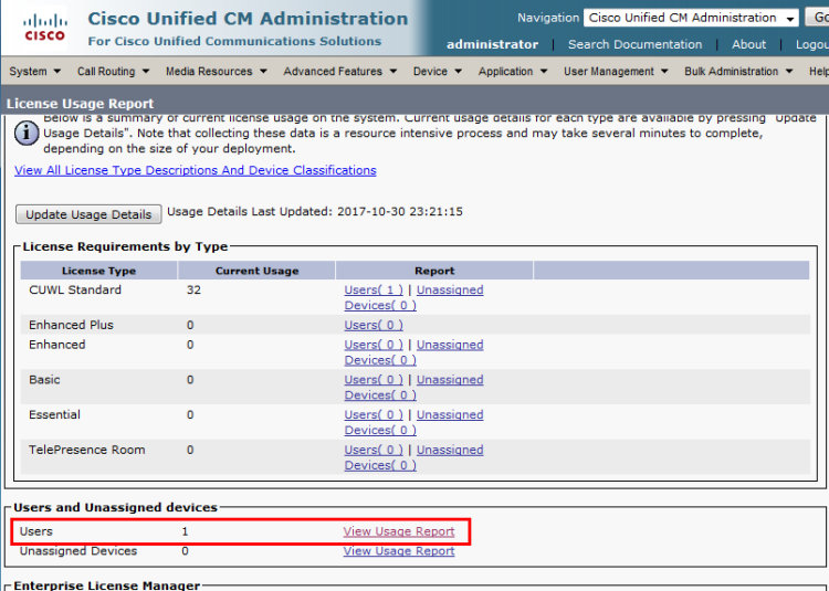 Unified Communications Manager Upgrade to 6.1 - CUWL only
