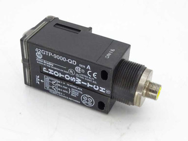 ALLEN BRADLEY 42GTP-9000-QD PHOTOSWITCH PHOTOELECTRIC SENSOR, TIMING, STANDARD DIFFUSE, 1.52M (5FT), 10-40V DC, NPN/PNP TRANSISTOR, 4-PIN DC MICRO (M12) QD ALLEN BRADLEY 42GTP-9000-QD PHOTOSWITCH PHOTOELECTRIC SENSOR, TIMING, STANDARD DIFFUSE, 1.52M (5FT), 10-40V DC, NPN/PNP TRANSISTOR, 4-PIN DC MICRO (M12) QD