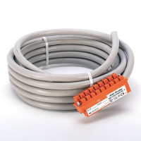ALLEN BRADLEY 1492-CABLE050R-TBO PRE-WIRED CABLE FOR DIGITAL I/O MODULES, CABLE TYPE RTBO, 20 CONDUCTOR (2 NOT CONNECTED TO THE RTB), 18 AWG, W/ 1746-RT25C CONNECTOR, 5.0 METER (16.4 FEET)