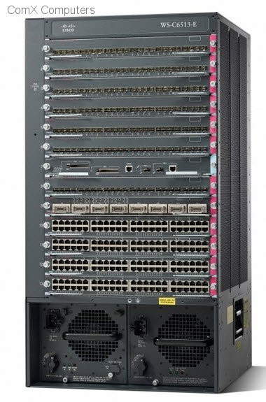 Catalyst 6513 Chassis, 13 slot, 19RU, No Power Supply, Spare