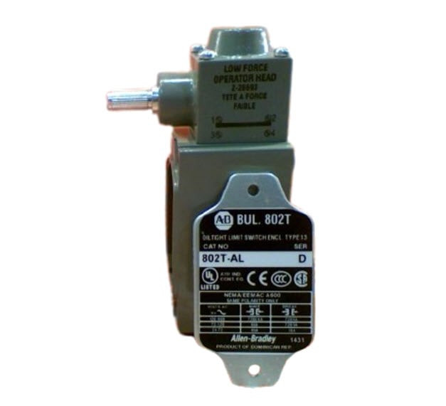 ALLEN BRADLEY 802T-AL1W5 SWITCH,LIMIT 600V AC MAX 10 AMP MAX ALLEN BRADLEY 802T-AL1W5 SWITCH,LIMIT 600V AC MAX 10 AMP MAX
