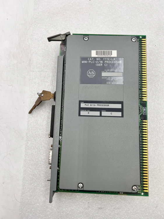 ALLEN BRADLEY 1772-LX PROCESSOR MODULE PLC2/16 W/O POWER SUPPLY