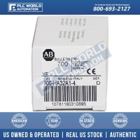 ALLEN BRADLEY 700-HA32A11-4 RELAY 10AMP 120VAC DPDT 8PIN
