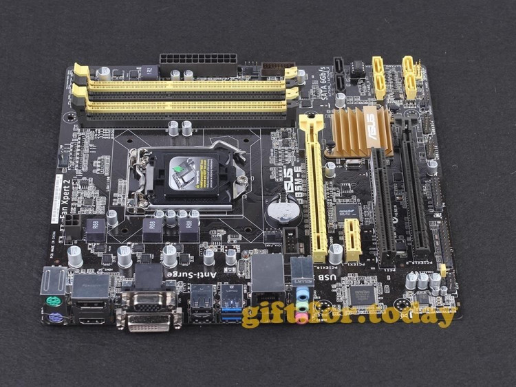 MB ASUS B85M-E LGA1150 iB85 4xDDR3 4xSATA3 VGA+DVI+HDMI+DisplayPort 1xPCIe3.0/2.0x16 1xPCIe2.0x16(x4 mode) 1xPCIe2.0x1 1xPCI-слот 2хUSB3.0 4хUSB2.0 GbLAN AC`97 8ch mATX BOX MB ASUS B85M-E LGA1150 iB85 4xDDR3 4xSATA3 VGA+DVI+HDMI+DisplayPort 1xPCIe3.0/2.0x16 1xPCIe2.0x16(x4 mode) 1xPCIe2.0x1 1xPCI-слот 2хUSB3.0 4хUSB2.0 GbLAN AC`97 8ch mATX BOX