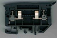 ALLEN BRADLEY 1492-H6 FINGER-SAFE SINGLE CIRCUIT FUSE BLOCK, NO BLOWN FUSE INDICATOR, NR.30 - NR.12 AWG, BLACK, PKG. QTY. OF 25