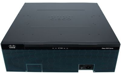 Cisco 3925 w/SPE100(3GE,4EHWIC,4DSP,2SM,256MBCF,1GBDRAM,IPB)