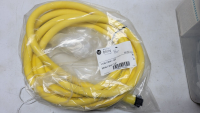 ALLEN BRADLEY 889N-F6AFC-12F CONNECTION SYSTEM, MINI, CORDSET, FEMALE 6 PIN STRAIGHT, 16AWG, 600 V, 8 A, MOLDED OIL-RESISTANT PVC, 3.7 M