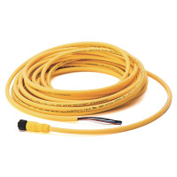 ALLEN BRADLEY 889D-F4UCDM-5 CONNECTION SYSTEM, DC MICRO, PATCHCORD, YELLOW PUR, 4 PIN, STRAIGHT FEMALE, TO STRAIGHT MALE, 22AWG, 5 M