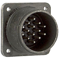 AMPHENOL MS3102R20-4P CIRCULAR CONN, RCPT, SIZE 20, 4POS, BOX; CONNECTOR TYPE:CIRCULAR MILITARY; CONNECTOR BODY MATERIAL:ALUMINIUM ALLOY; GENDER:RECEPTACLE; CONTACT GENDER:
