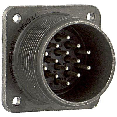 AMPHENOL MS3102R20-4P CIRCULAR CONN, RCPT, SIZE 20, 4POS, BOX; CONNECTOR TYPE:CIRCULAR MILITARY; CONNECTOR BODY MATERIAL:ALUMINIUM ALLOY; GENDER:RECEPTACLE; CONTACT GENDER: