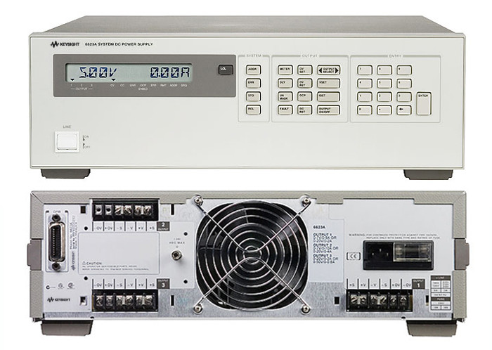 AGILENT 6624A PSU, DC, BENCH, 7V/7V/20V, 80W; POWER SUPPLY OUTPUT TYPE:ADJUSTABLE; NO. OF OUTPUTS:4; OUTPUT VOLTAGE:20VDC; OUTPUT VOLTAGE 2:20VDC; OUTPUT VOLTAGE 3: