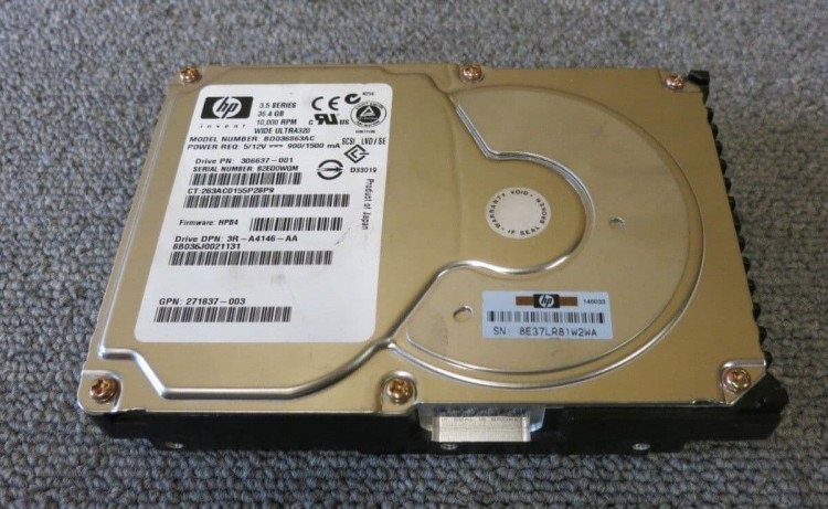AGILENT 289041-001 DRIVE HARD SCSI ULTRA320 HOT-PLUG 36.4GB 10,000RPM AGILENT 289041-001 DRIVE HARD SCSI ULTRA320 HOT-PLUG 36.4GB 10,000RPM