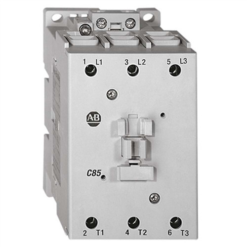 ALLEN BRADLEY 100-C60UDJ00 CONTACTOR, SCREW TERMINALS, 32KW/400V, COIL 2 TERMINALS, COIL TERMINALS AT LOAD SIDE, CONTROL VOLTAGE 24V DC WITH DIODE, NO AUXILIARY CONTACT, SINGEL PACK