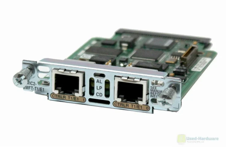 2-Port 2nd Gen Multiflex Trunk Voice/WAN Int. Card - T1/E1 2-Port 2nd Gen Multiflex Trunk Voice/WAN Int. Card - T1/E1