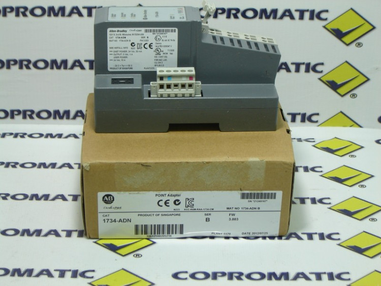 ALLEN BRADLEY 1734-ADN ADAPTER MODULE 1.3AMP 24VDC DEVICENET ALLEN BRADLEY 1734-ADN ADAPTER MODULE 1.3AMP 24VDC DEVICENET