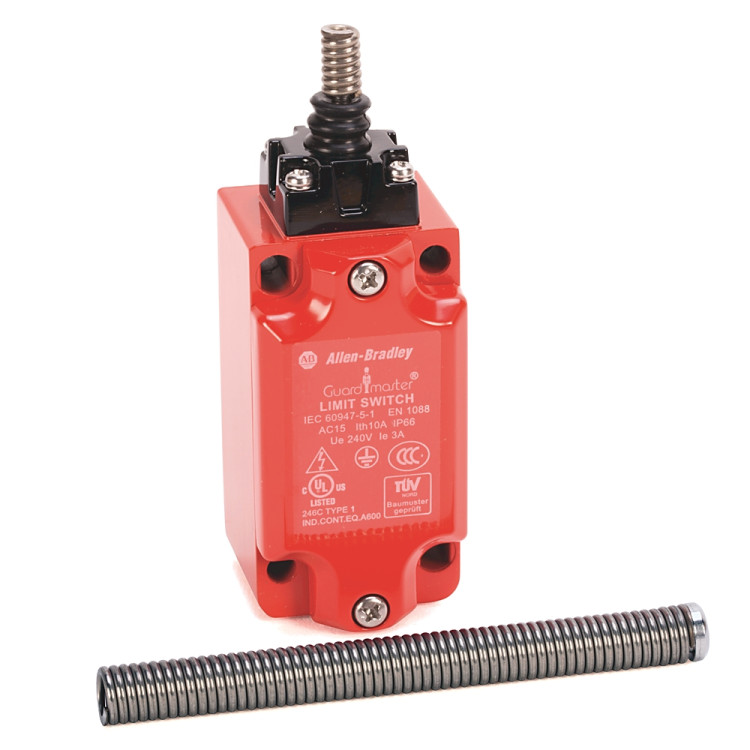 ALLEN BRADLEY 440P-MSRS11E SENATOR, LARGE METAL, EN 50041 METAL SPRING ROD SAFETY CONTACTS 1NC AUXILIARY CONTACTS 1NO SNAP ACTING NPT ALLEN BRADLEY 440P-MSRS11E SENATOR, LARGE METAL, EN 50041 METAL SPRING ROD SAFETY CONTACTS 1NC AUXILIARY CONTACTS 1NO SNAP ACTING NPT