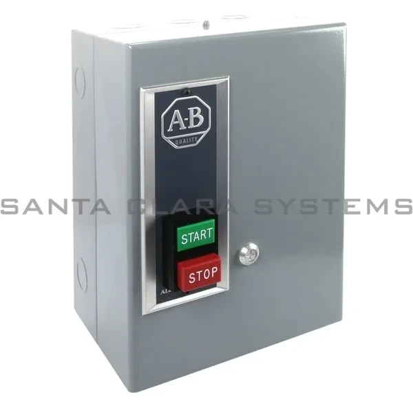 ALLEN BRADLEY 509-EAB NEMA FULL VOLTAGE NON-REVERSING STARTER,SIZE 4,460-480V 60HZ,TYPE 1 GENERAL PURPOSE, PAINTED METAL, EXTERNAL RESET, DOOR SCREW FASTENER, WITH EUTECTIC ALLOY OVERLOAD RELAY