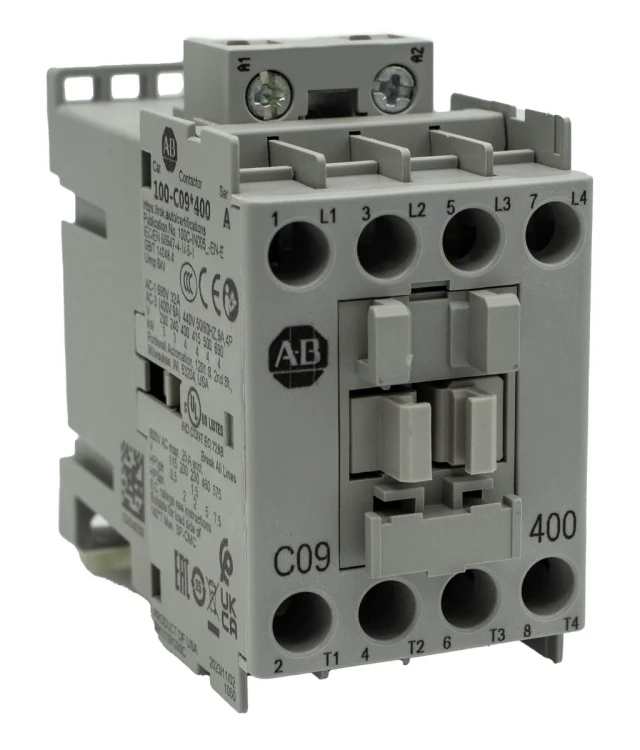 ALLEN BRADLEY 100-C09ZA400 CONTACTOR 9AMP 4-POLE 220VDC