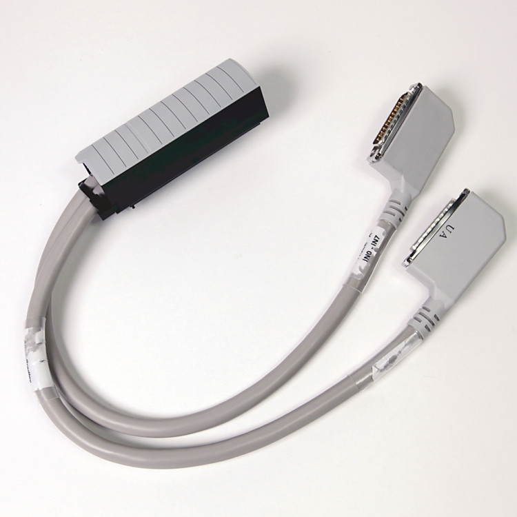 ALLEN BRADLEY 1492-ACABLE0-10F PRE-WIRED CABLE FOR ANALOG I/O MODULES, CABLE TYPE F, 20 CONDUCTORS, 22 AWG, W/ 1771-WG CONNECTOR, 1.0 METER (3.28 FEET)