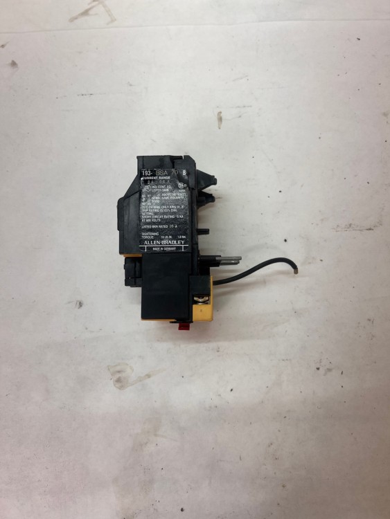 ALLEN BRADLEY 193-BSA-70 OVERLOAD RELAY .4-.6AMP ALLEN BRADLEY 193-BSA-70 OVERLOAD RELAY .4-.6AMP