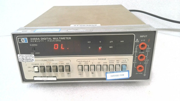 AGILENT 3466A MULTIMETER DIGITAL 48-440HZ AGILENT 3466A MULTIMETER DIGITAL 48-440HZ