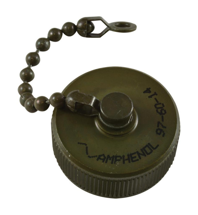 AMPHENOL 97-60-14 97 SERIES/MS CONNECTOR CAP AND CHAIN ACCESSORIES, BODY STYLE, TERMINATION, 14 SHELL SIZE, INSERT ARRANGEMENT, GENDER, CONTACTS AMPHENOL 97-60-14 97 SERIES/MS CONNECTOR CAP AND CHAIN ACCESSORIES, BODY STYLE, TERMINATION, 14 SHELL SIZE, INSERT ARRANGEMENT, GENDER, CONTACTS
