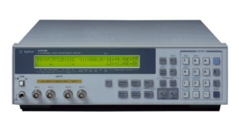 AGILENT 4349B HIGH RESISTANCE METER DC 4 CHANNEL 9.5MS AGILENT 4349B HIGH RESISTANCE METER DC 4 CHANNEL 9.5MS